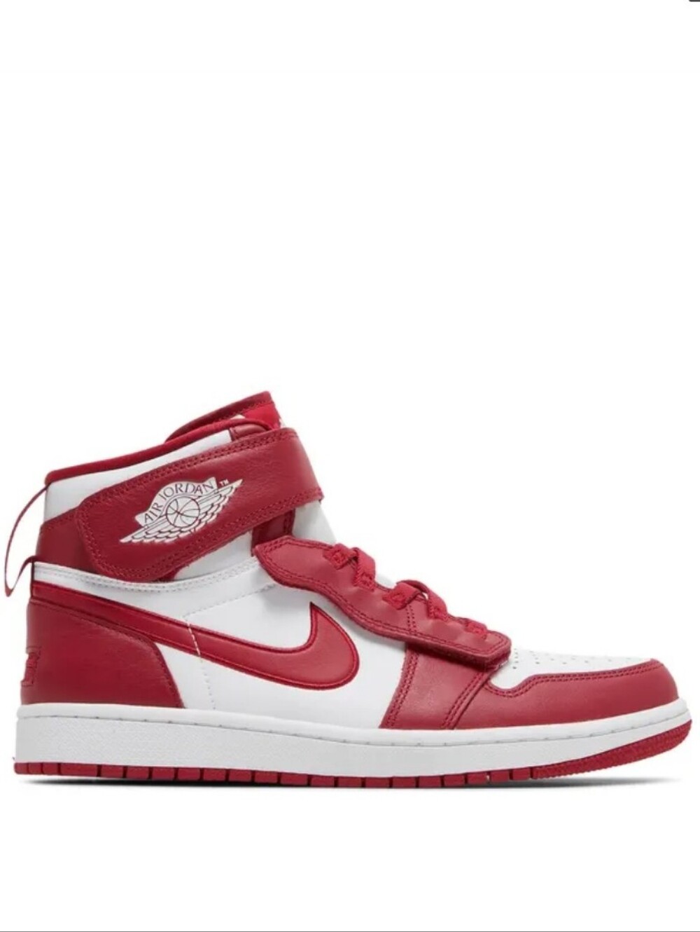 Jordan 1 High Flyease White Cardinal Red